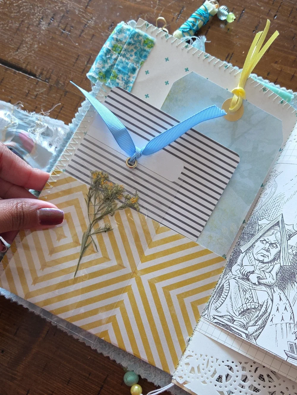 Alice In Wonderland Themed Junk Journal